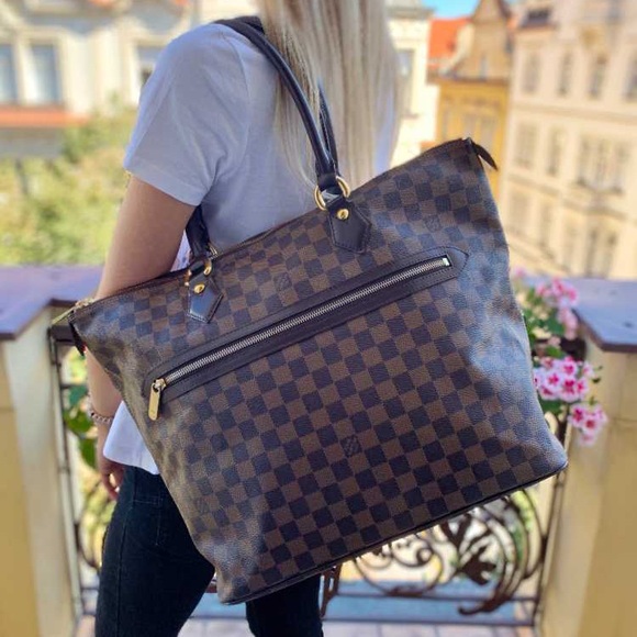 Louis Vuitton Damier Ebene Canvas Thames GM Bag Louis Vuitton